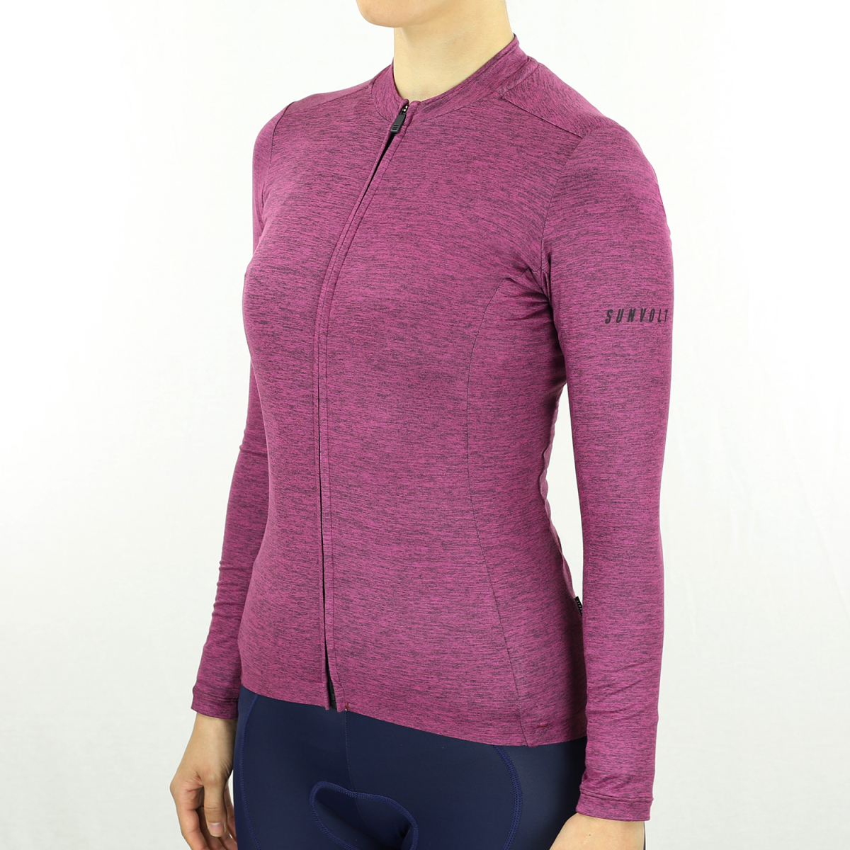 [SALE 30%OFF] Heather женский длинный рукав джерси [ black currant ][ возвращенный товар * замена не возможна ]