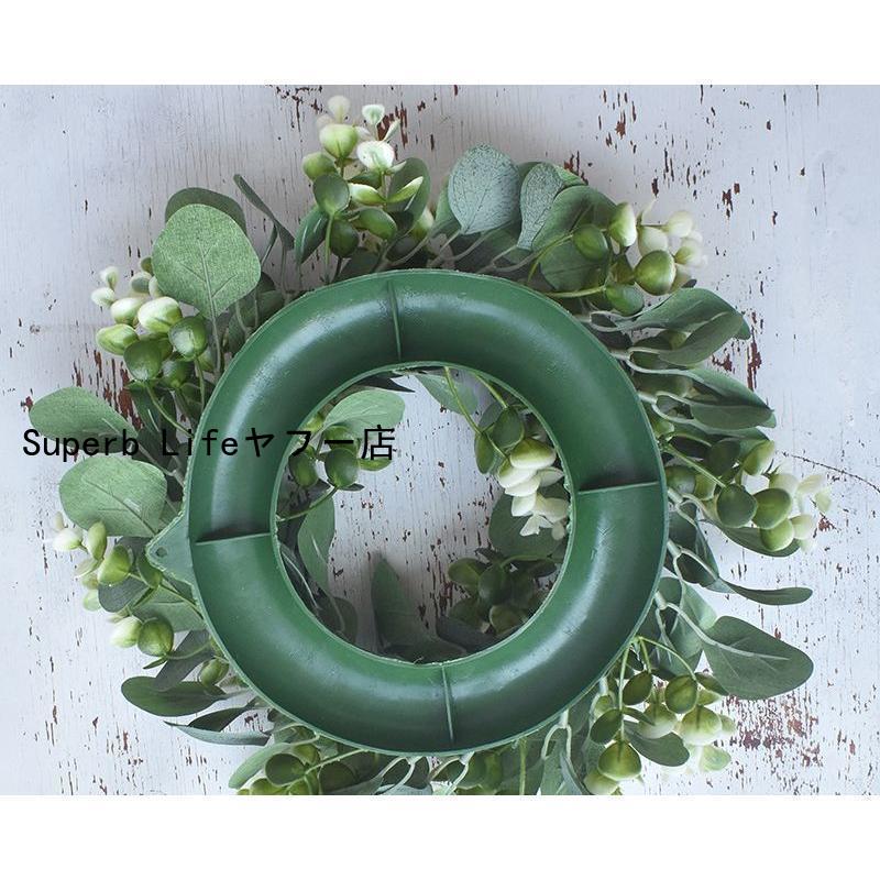  green lease natural lease artificial flower ornament wall decoration entranceway decoration leaf .. flower interior ornament Circle shape interior outdoors Christmas opening festival 