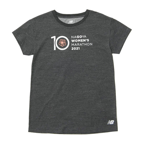  New balance (new balance)( lady's ) short sleeves T-shirt lady's Nagoya wi men's marathon AWT1126