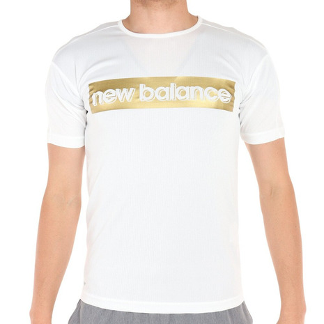  New balance (new balance)( мужской, женский ) футбол одежда Logo p Ractis рубашка JMTF2311