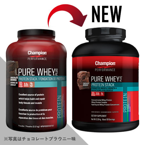 Champion Performance ピュアホエイプラス プロテインスタック バナナクリームパイ 4.8lbs 2.2kg ホエイプロテインの商品画像