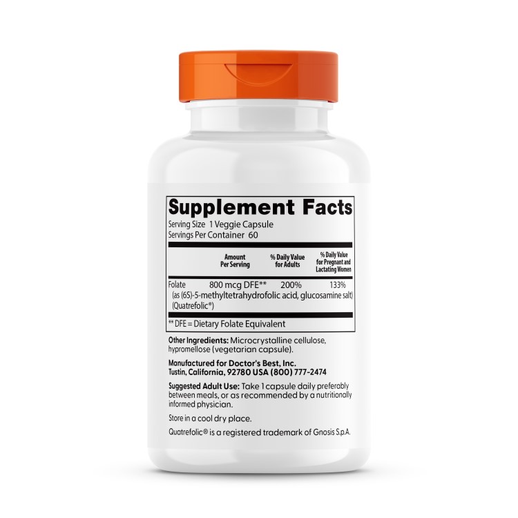 dokta-z лучший полный активный фолиевая кислота 800mcg 60 шарик beji Capsule Doctor's Best дополнение здравоохранение беременность средний послеродовой 