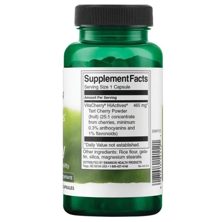 s one son высокий активный фруктовый пирог Cherry 465mg 60 шарик Capsule Swanson HiActives Tart Cherry дополнение flabonoido вишня sa Clan bo здоровье красота 
