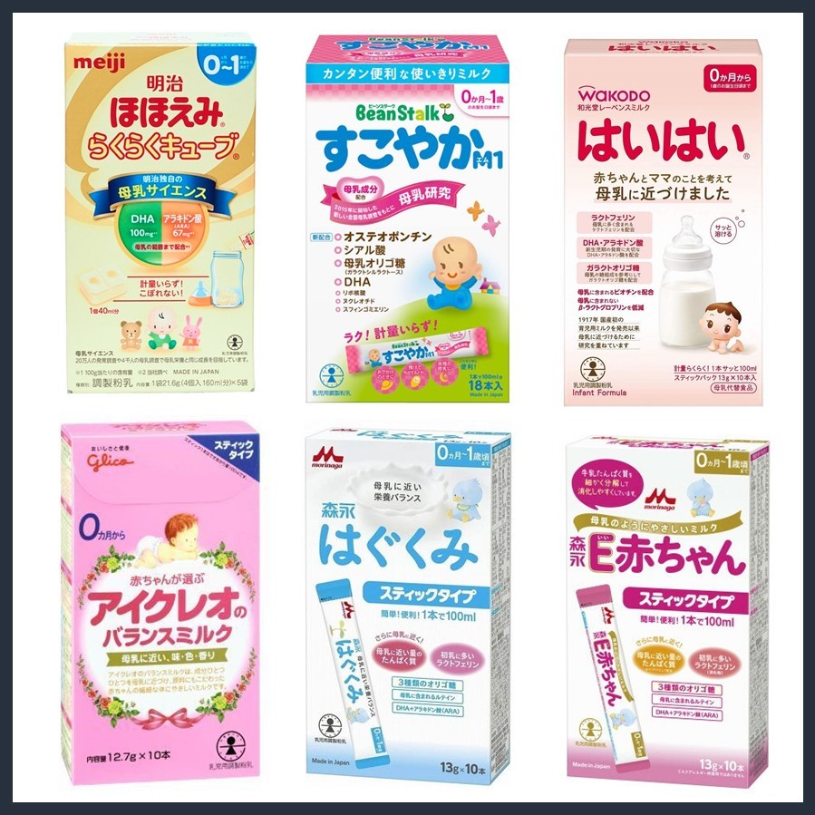 [ free shipping *6 kind 2 2 ps ] flour milk 6 large brand trial set [ each 400ml / stick 22 pcs insertion ] cheek .. I k Leo E baby .... yes yes is ...