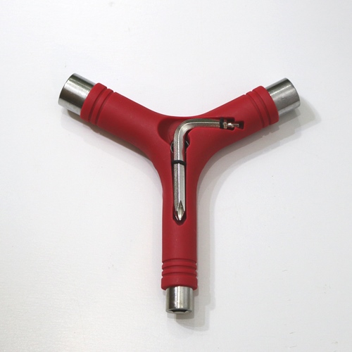 Y wrench skateboard tool kit skateboard maintenance tool screw cut . attaching red 