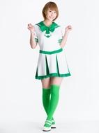  б/у костюмы * товары ( женщина идол ) costume638 женщина идол PUSH способ костюм костюмированная игра зеленый S размер 