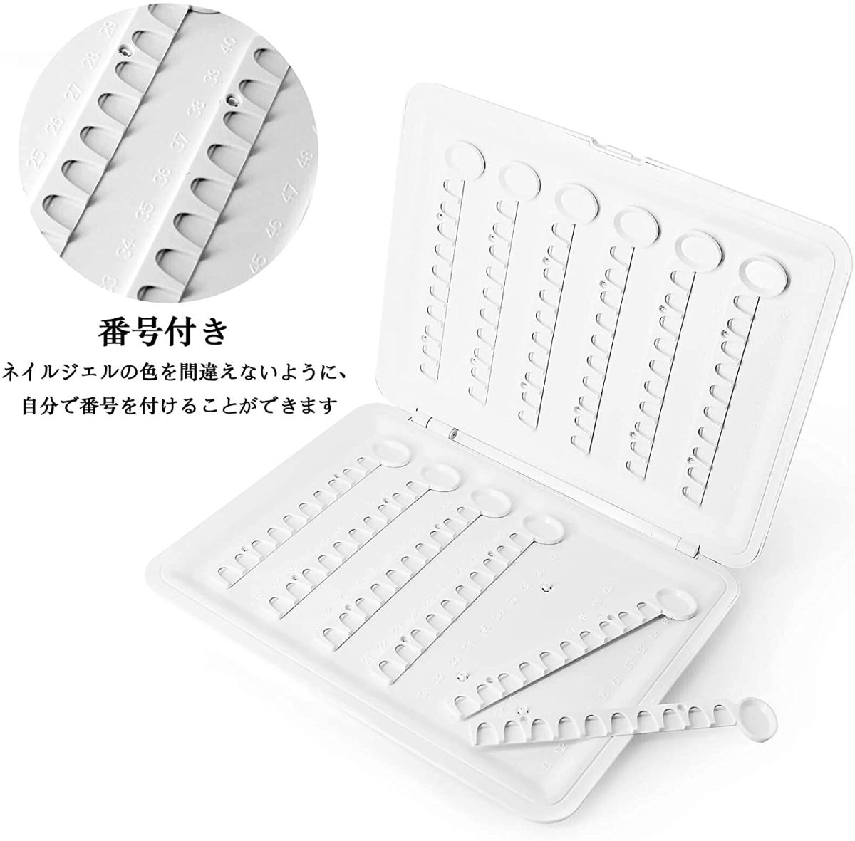 カラーチャート サンプル ネイル チップスティック A 50本入 ガイドカラー スタンドチップ サンプルチップ 見本 ネイルサロン セルフネイル 限 定 販 売