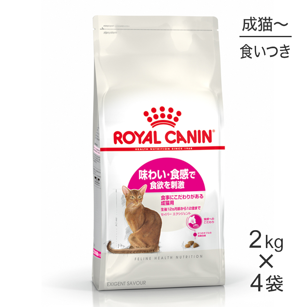 ロイヤルカナン ロイヤルカナン セイバー エクシジェント 猫用 2kg×4個 フィーライン ヘルス ニュートリション 猫用ドライフードの商品画像