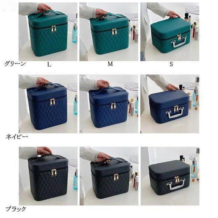 6color ящик для косметики большая вместимость cosme box макияж косметика место хранения box легкий в использовании довольно большой косметичка макияж сумка перевозка щетка inserting зеркало имеется Pro 