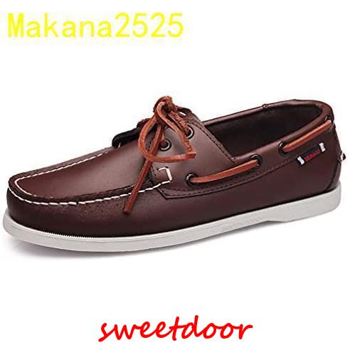  лодка обувь мужской deck shoes натуральная кожа обувь пятка ... кожа обувь джентльмен обувь se- кольцо обувь Classic Vintage casual натуральная кожа вентиляция 