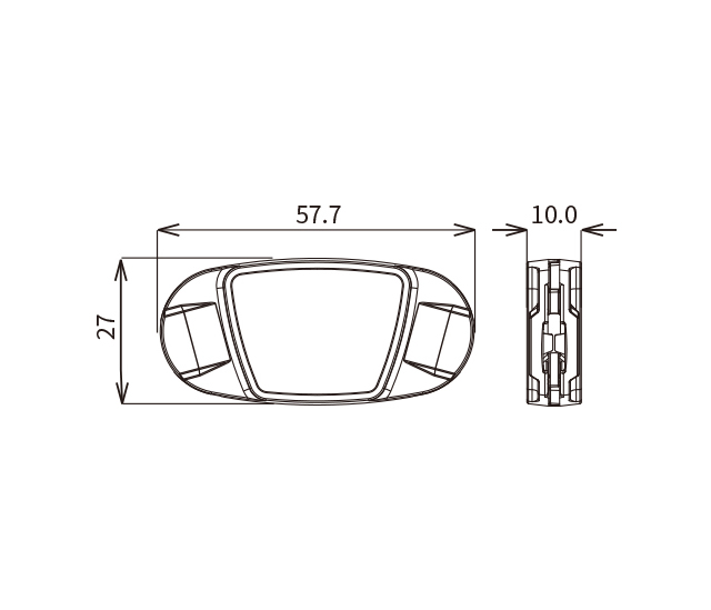 CATEYE cat I RR-340-WUW wheel reflector re-502