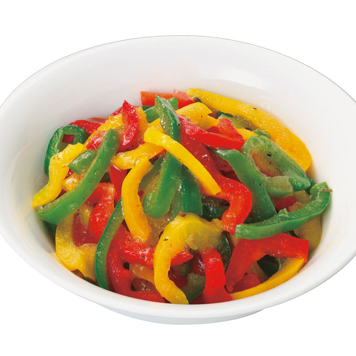  frozen food business use simple .. paprika slice 3 color Mix 500g 12619 easy hour short cut vegetable green pepper 