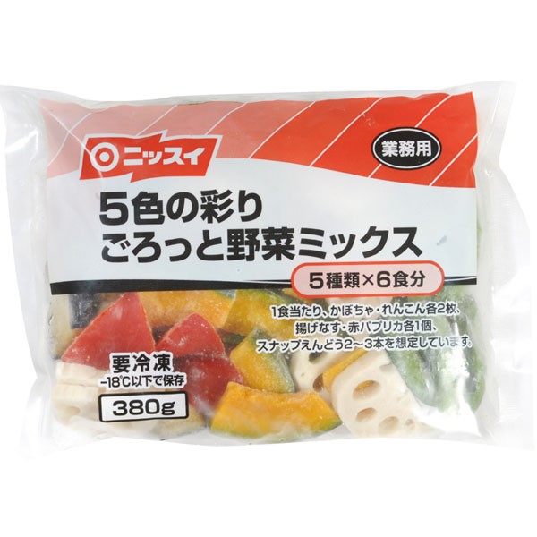  frozen food business use 5 color. .. around .. vegetable Mix 380g 19531 freezing vegetable pack vegetable hour short convenience ..