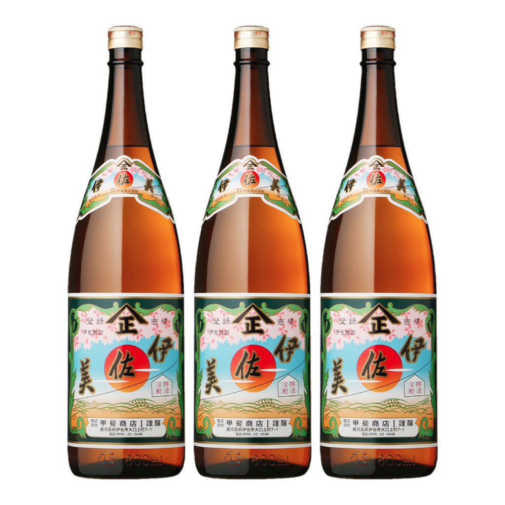 甲斐商店 芋焼酎 伊佐美 25度 1.8L × 3本 芋焼酎の商品画像