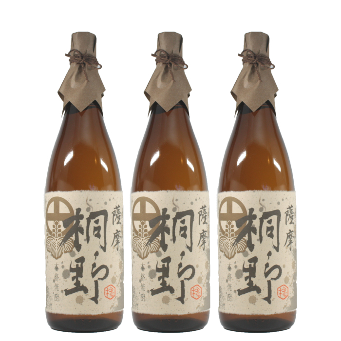 中俣酒造 芋焼酎 薩摩桐野 白麹 25度 1.8L × 3本 瓶 芋焼酎の商品画像