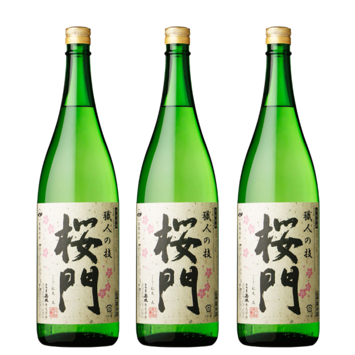 さつま無双 芋焼酎 桜門 25度 1.8L × 3本 瓶 芋焼酎の商品画像