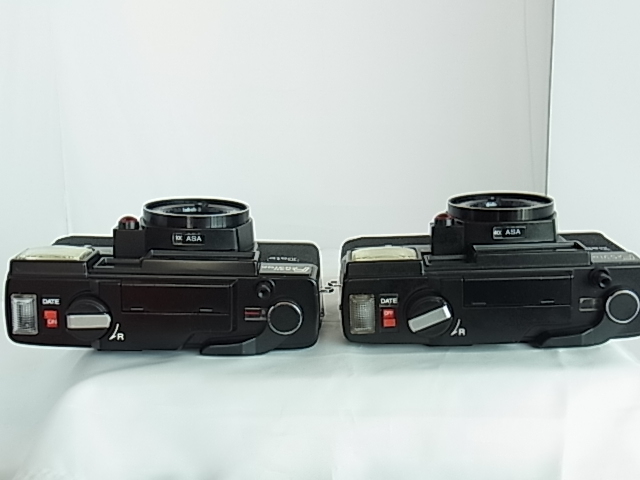 [ junk ] Fuji flash Fuji kaAFte-to(2 pcs collection .) film camera 