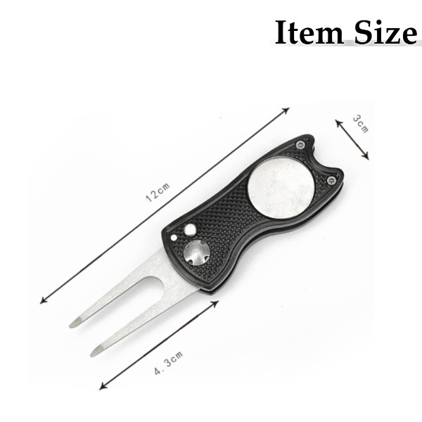  green Fork marker attaching Golf rectangle storage type competition prize souvenir stylish 2 ps blade repair tool folding type easy to use tiboto marker 