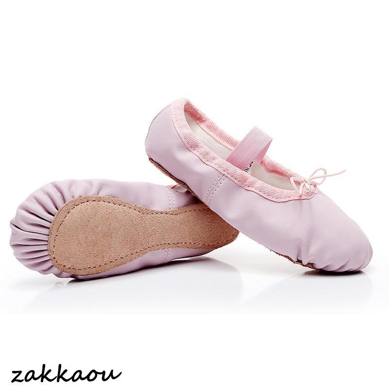  ballet shoes full sole PU child Kids Junior ballet Dance shoes practice for flexible lesson costume indoor shoes robust Fit soft 