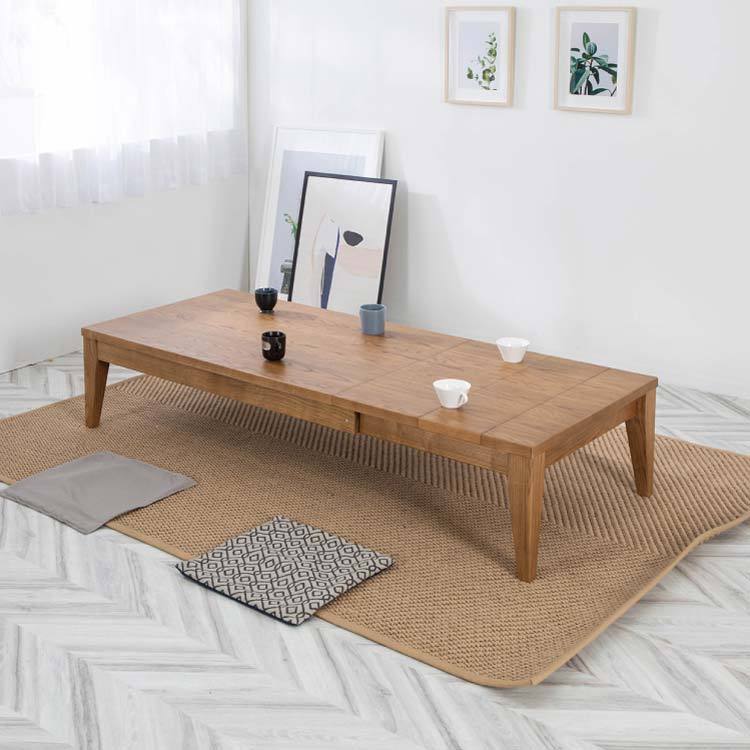  low table runner table living table stylish Northern Europe wooden flexible . length Japandi Japan ti width 130 160 180 cm table 4 -step dining table 