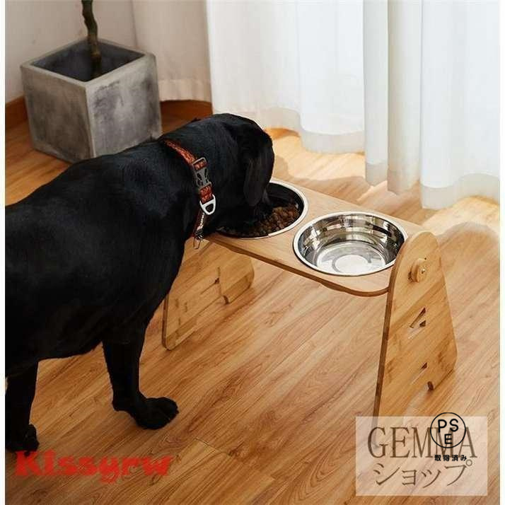  dog for tableware medium sized dog large dog food bowls 1 piece 2 piece bowl bait plate feed plate wooden shelves stand meal ....15° inclination pet accessories hood stand love .