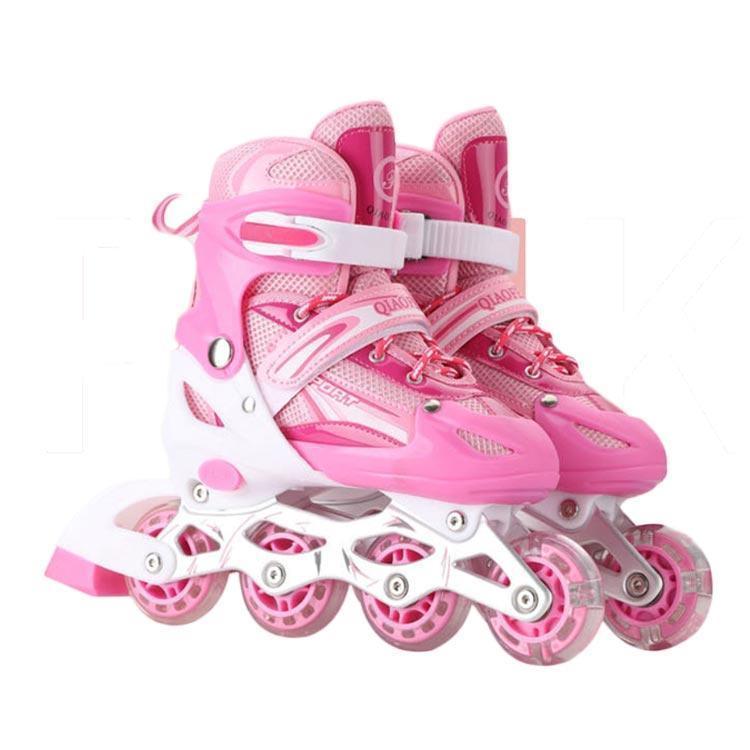  inline skates in line shoes roller skate roller shoes storage pouch attaching adult child Junior girl man size adjustment possibility ske
