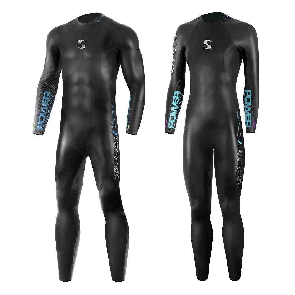 Synergy triathlon wet suit 3/2mm - men's Volution full sleeve smooth s gold Neo pre n open water 