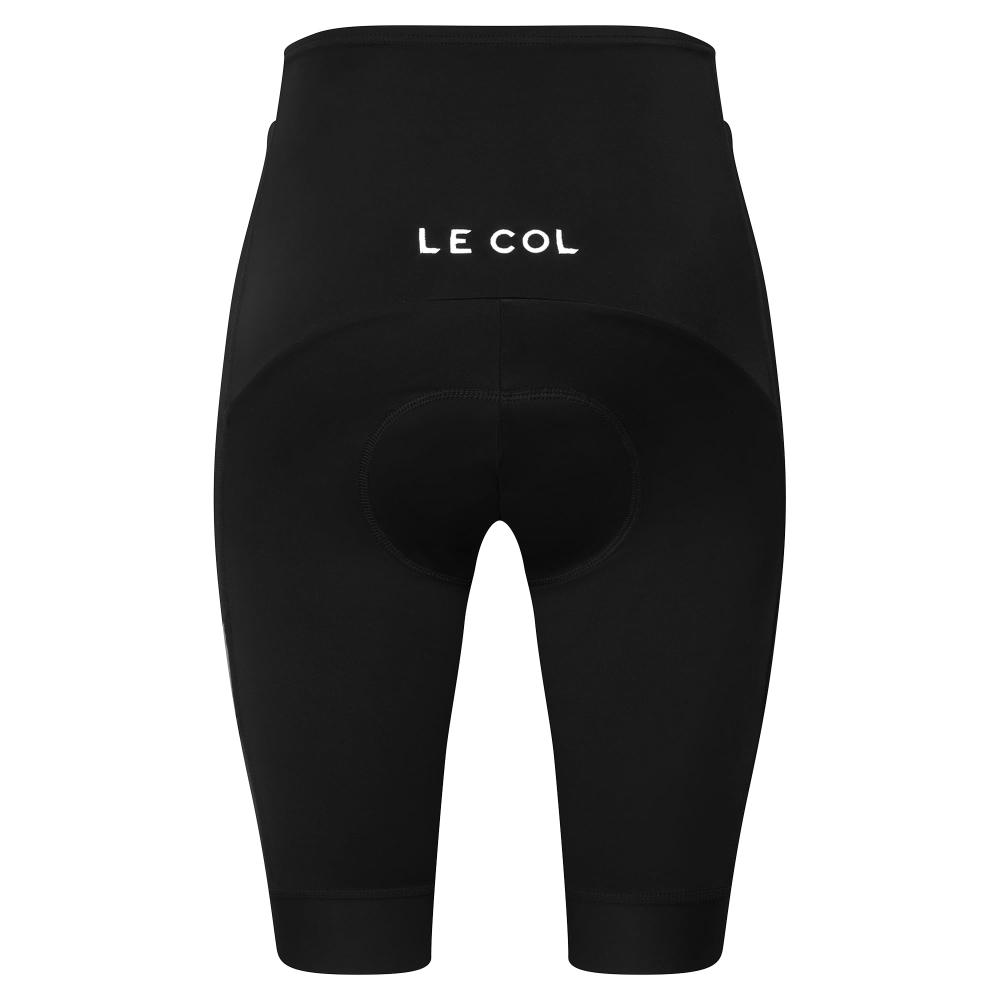 LE COL Women's Sport Waist Shorts | High Waisted Cycling Shorts | Padded Ch