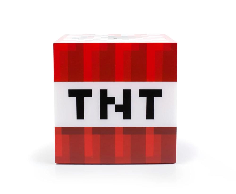 Minecraft TNT блок 6 дюймовый USB LED Night свет Cube - оборудование орнамент веселье безопасность отличный прикроватный m-do лампа ..