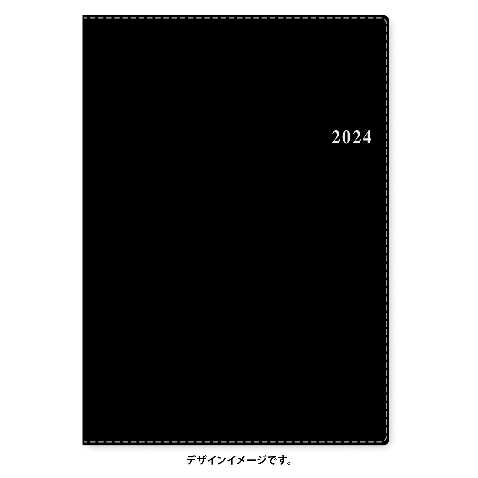 NOLTY NOLTY 2024年版 手帳 ベルノ A5 バーチカル 1（黒）A5 月間ブロック 週間バーチカル 6232 手帳（文具）の商品画像
