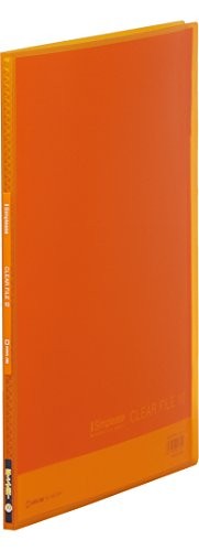 KING JIM シンプリーズ クリアーファイル 透明（オレンジ）186TSPH クリアファイルの商品画像