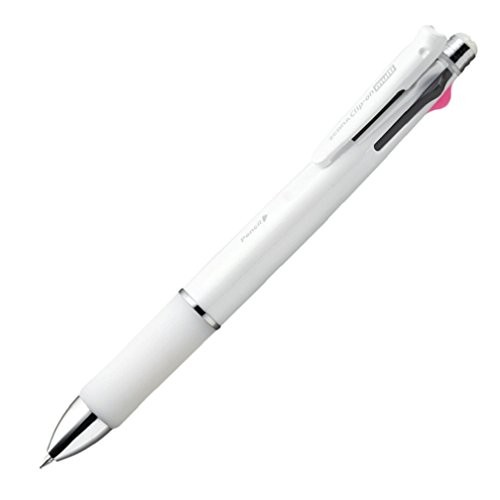 ZEBRA クリップ-オン マルチ1000S 白（黒・赤・青・緑）0.7mm B4SA3-W×1本 ボールペンの商品画像
