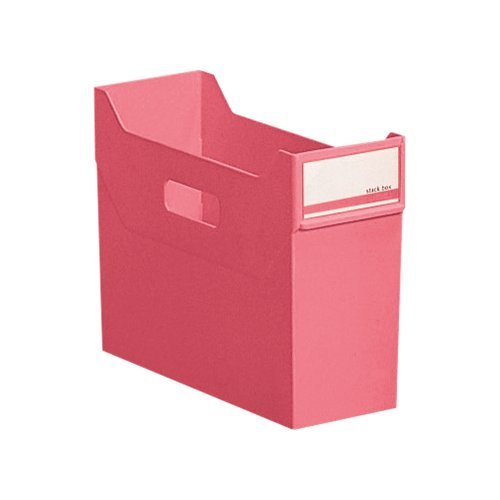 LIHIT LAB. リクエスト スタックボックス（赤）G1600-3×30個 REQUEST(リヒトラブ) ボックスファイルの商品画像