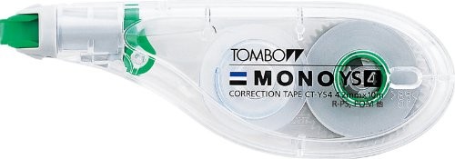 トンボ鉛筆 トンボ 修正テープ モノYS 使いきりタイプ 4.2mm幅（ヘッド：グリーン） CT-YS4 MONO 修正ペン、修正テープの商品画像