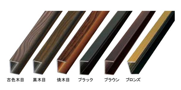  aluminium канал (S)22 bronze 27x17x1800mm соединение бамбук бамбук . корень бамбук . забор aluminium стойка 