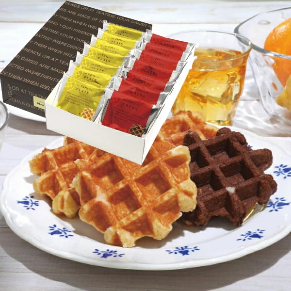 mane ticket waffle 14 piece ( plain * cocoa )