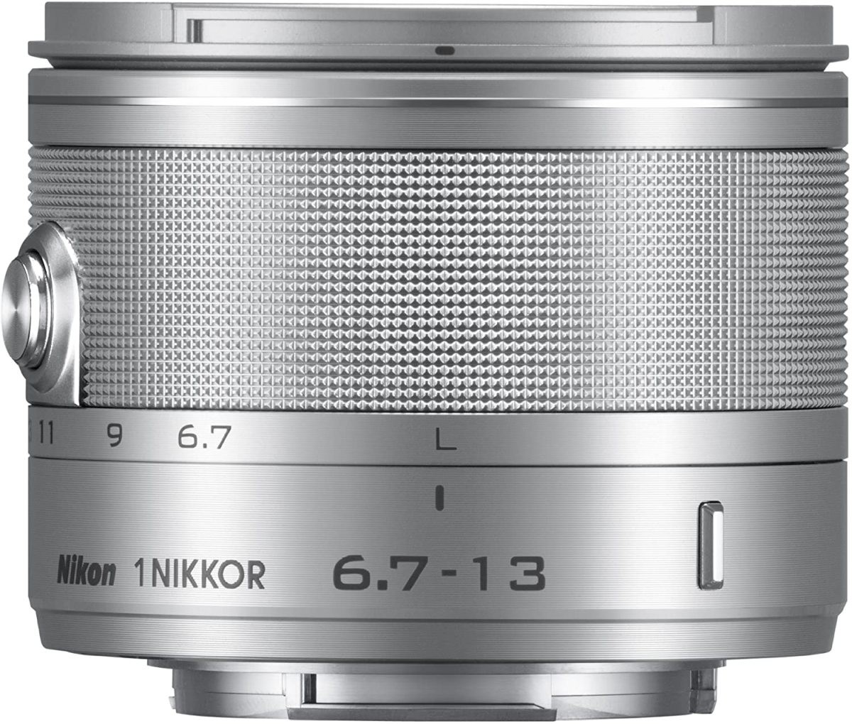 Nikon 1 NIKKOR 6.7-13mm 3.5-5.6 VR シルバー ニコン 1 NIKKOR VR 6.7-13mm f/3.5-5.6 （シルバー） 交換レンズ - 最