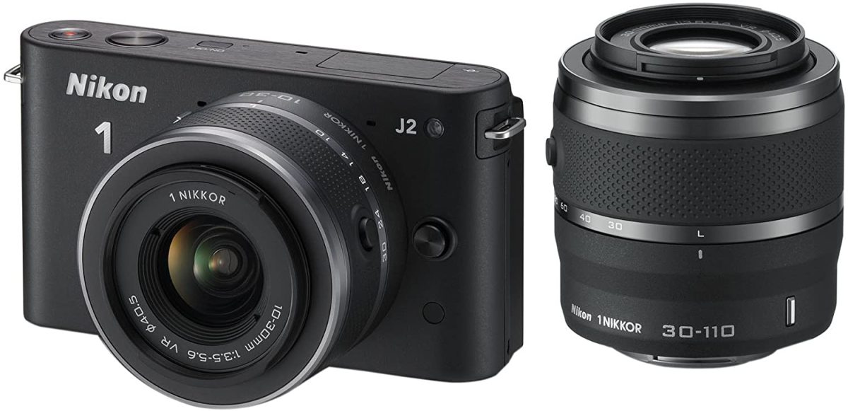 ニコン ニコンワン Nikon 1 J2 ダブルズームキット（ブラック） ミラーレス一眼カメラの商品画像