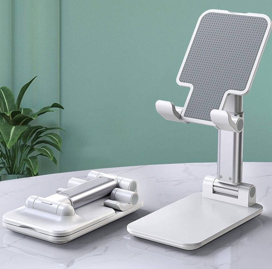  desk smartphone stand holder tablet stand folding type mobile stand, angle / height free adjustment storage convenience slip prevention compact light weight 