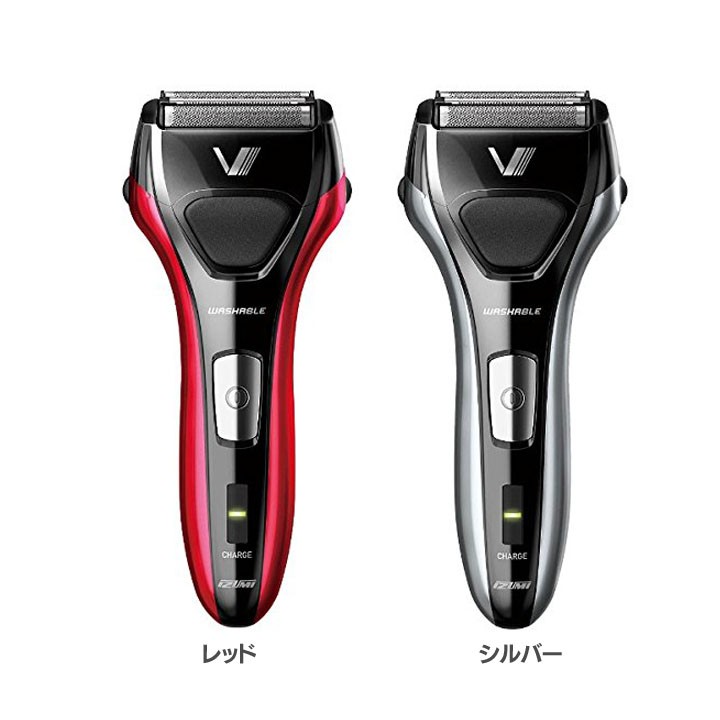 泉精器 ソリッドシリーズ IZF-V537-R ［往復式 3枚刃 水洗い可 充電