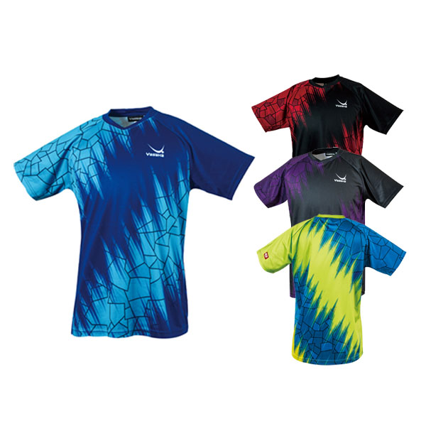  настольный теннис одежда форма tops Kids Junior мужской женский короткий рукав Yasakayasakaacg0077e Neo -la форма 