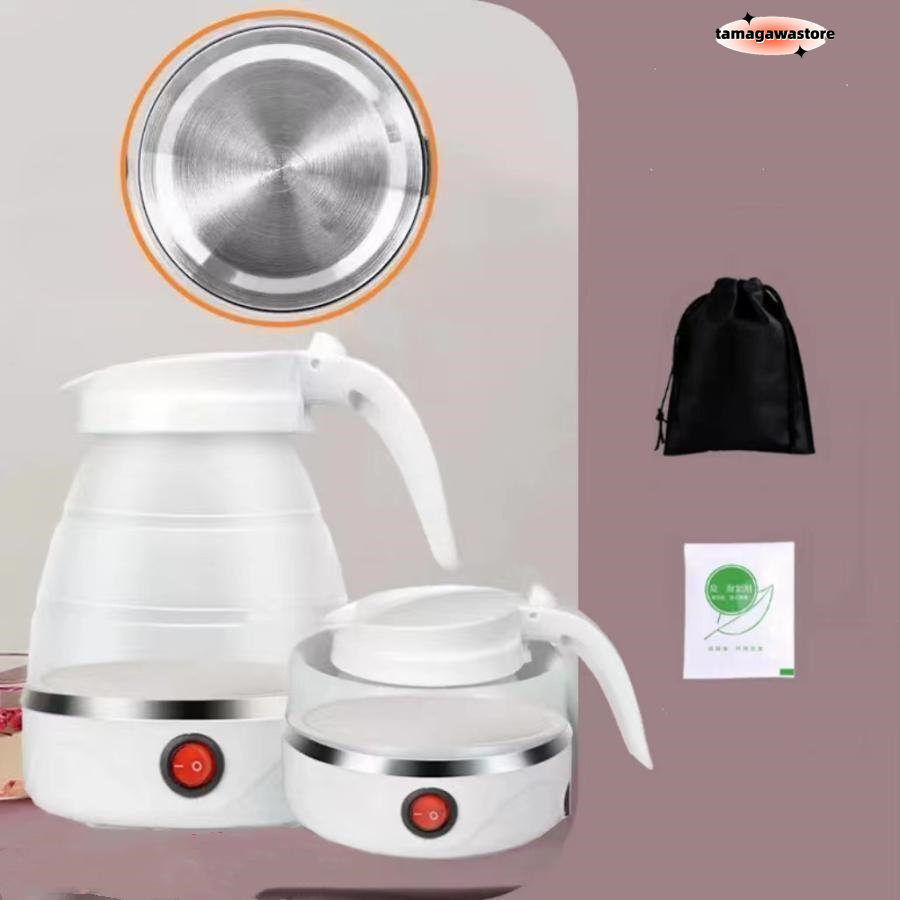  kettle folding kettle folding electric kettle 0.6L abroad correspondence travel kettle storage pot 