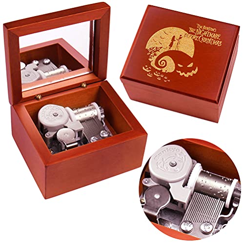 Sinzyo музыкальная шкатулка из дерева переносной музыка box память день, день рождения, праздник .., ребенок. друг к в подарок .( красный, искривление :This Is H