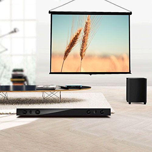  portable projector screen independent type floor put type hanging lowering Home sinema Pro jekta for (40 -inch -4:3)