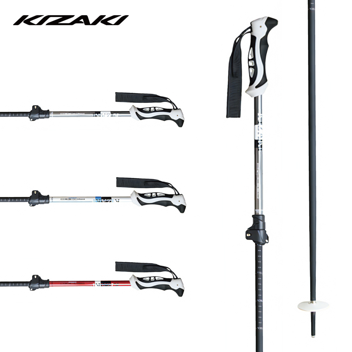 KIZAKIki The ki ski paul (pole) stock <2024> Proceed TL aluminium / KPBB-9010 flexible type stock 