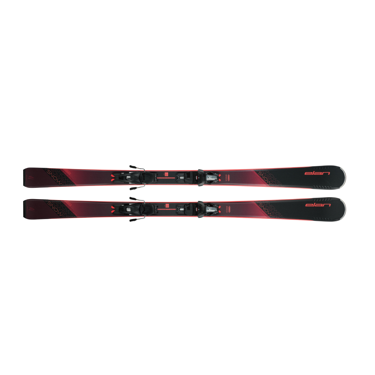 ELAN Elan skis lady's 2024 SNOW BLACK + EL 9.0 GW SHIFT plate / binding set installation free 