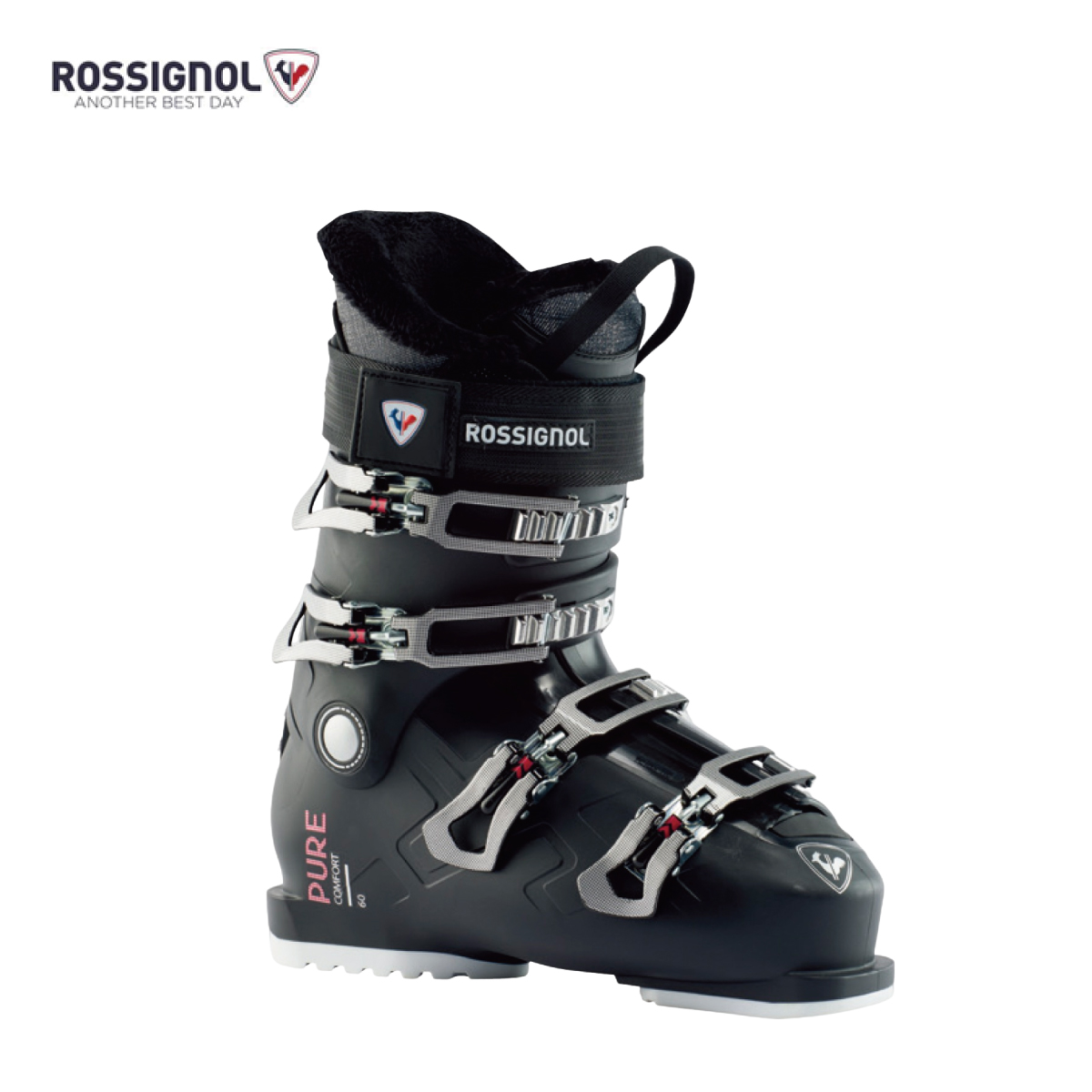 ROSSIGNOL Rossignol лыжи ботинки женский <2024>PURE COMFORT 60 - SOFT BLACK / RBM8230