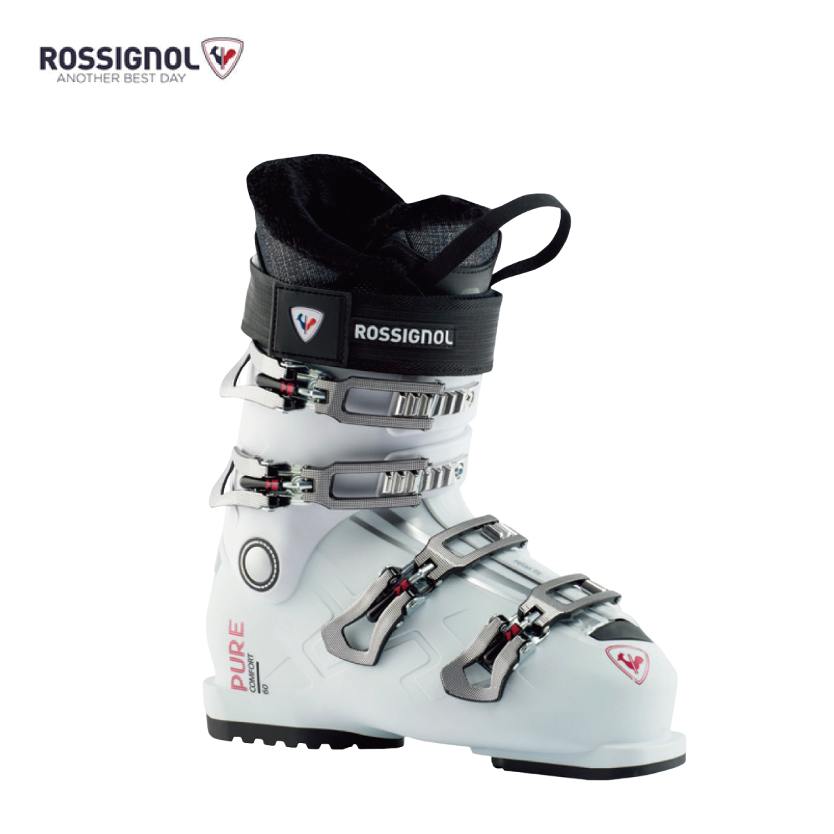 ROSSIGNOL Rossignol лыжи ботинки женский <2024>PURE COMFORT 60 - WHITE GREY / RBM8250