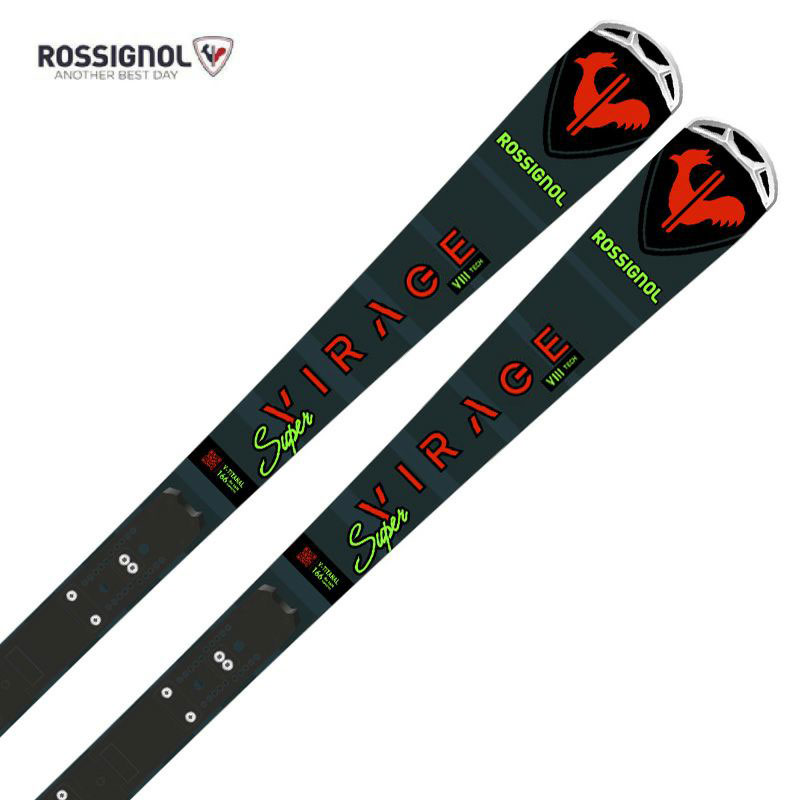  skis ROSSIGNOL Rossignol <2024> SUPER VIRAGE VIII LTD + R22 + SPX 14 ROCKERACE GW Black Red binding set installation free Expert 