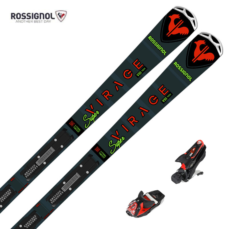 ROSSIGNOL лыжи Rossignol мужской женский 2024 SUPER VIRAGE VIII TECH + SPX 14 KONECT GW plate / крепления комплект установка бесплатный 